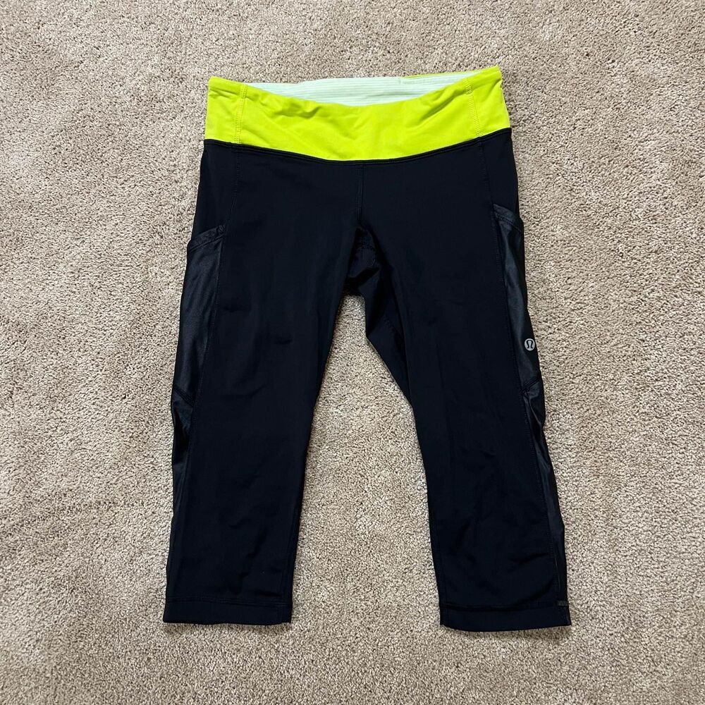 Women’s Lululemon Chase Me Cropped Leggings Size 6